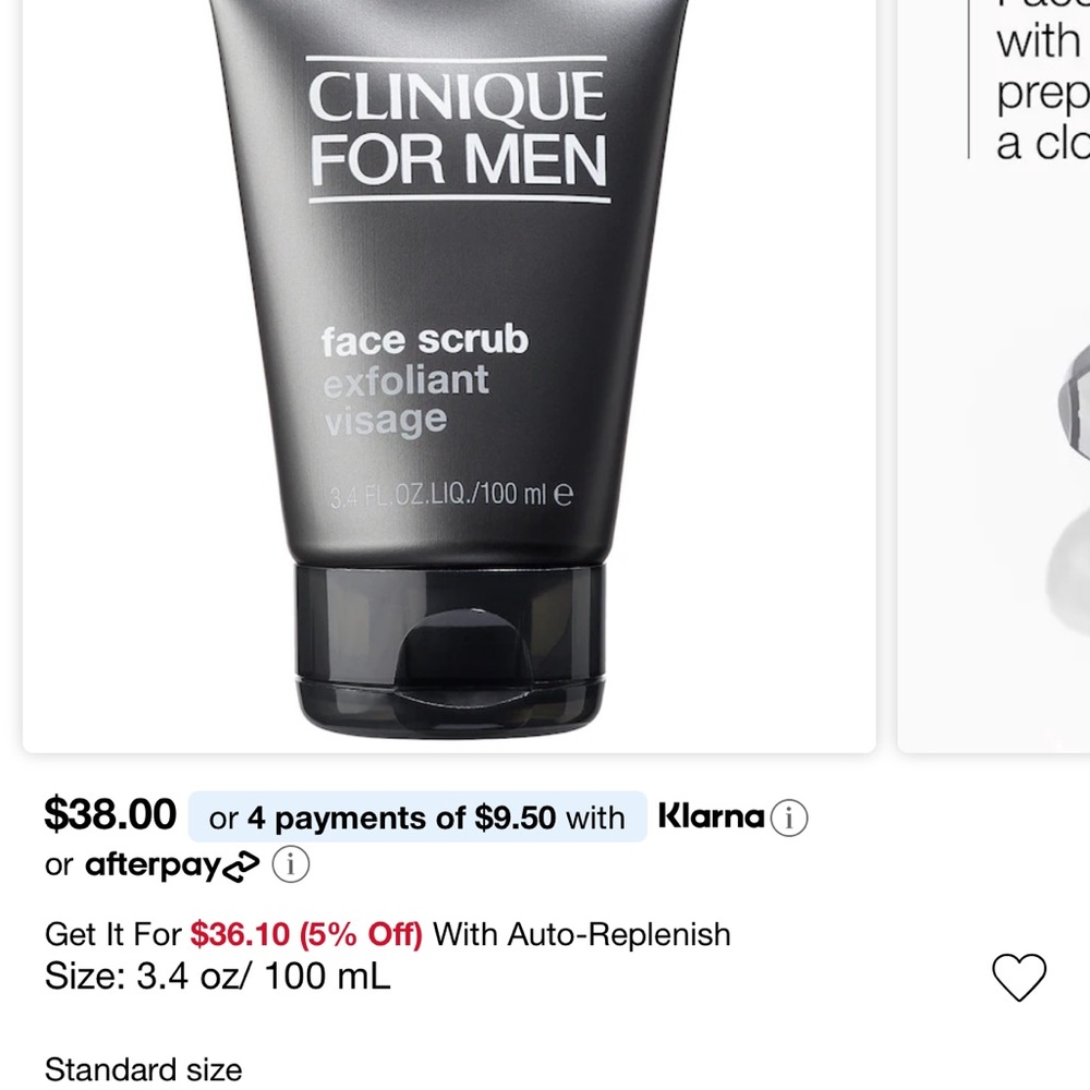 【Brand New】Clinique For Men Face Scrub Exfoliant 100ml - Picture 6 of 11